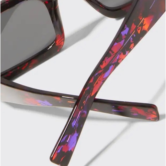 New  - Prada PR 06YSF 06V5S0 Rectangle Sunglasses - Picture 5 of 14